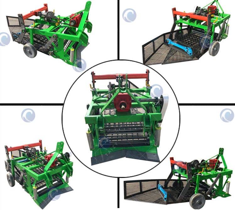 Structure of portable peanut harvester