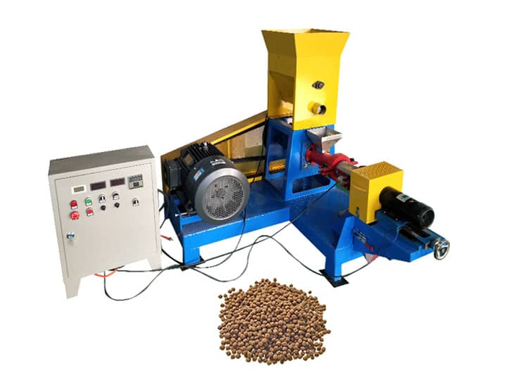 Fish feed pelleting machine丨puffed fish feed extruder