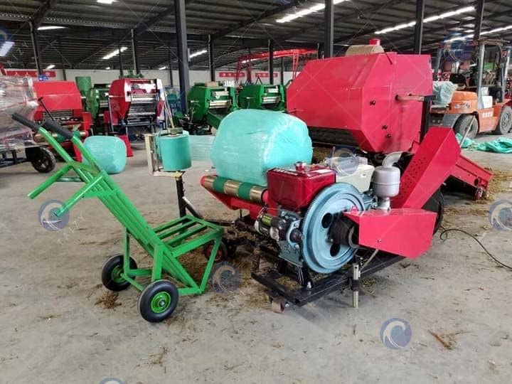 corn silage baler machine