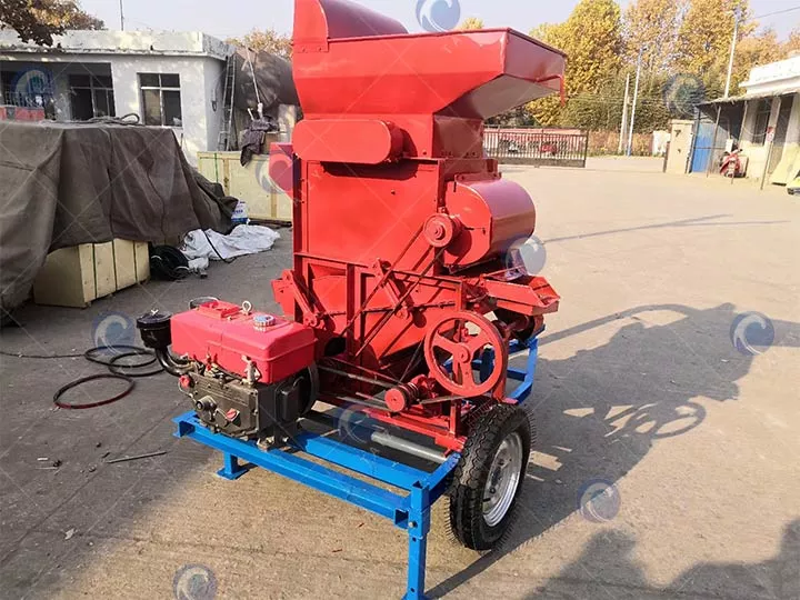 Shipping the groundnut shell removing machine to Tanzania