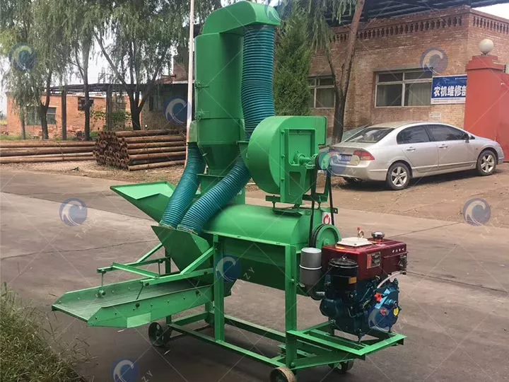 Shipping our sorghum threshing machine to Zambia