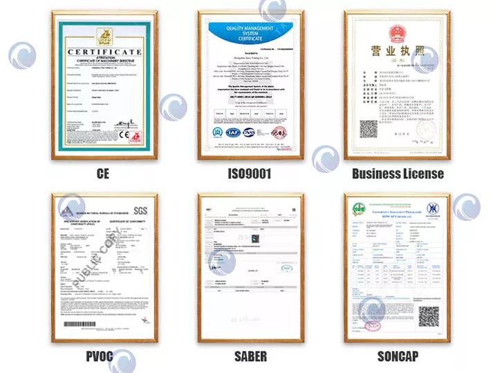 Certificaciones Taizy 