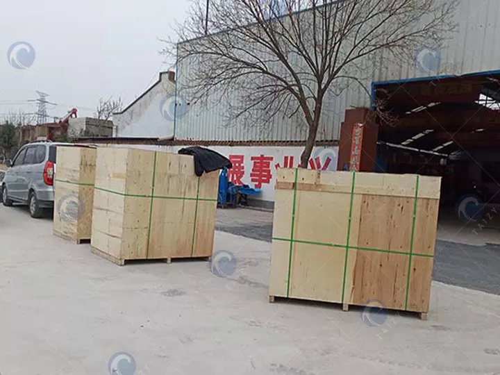 wooden case packing of the automatic vegetable transplanter