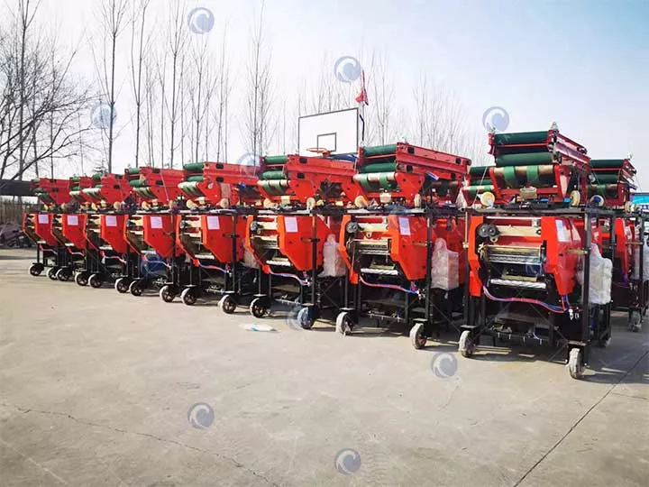 round silage baler machine