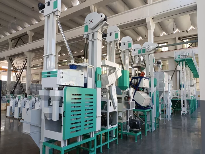 high capacity rice milling production line