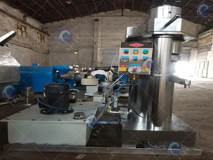 Hydraulic oil pressing machine for business