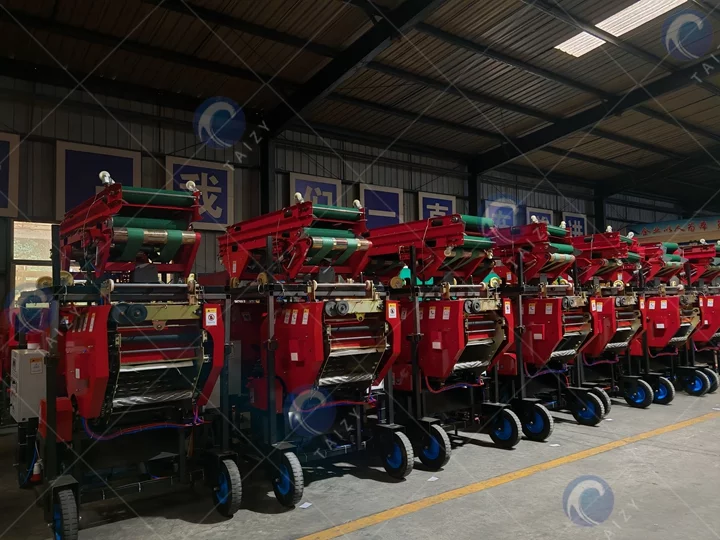 effective Straw baler and wrapper machine