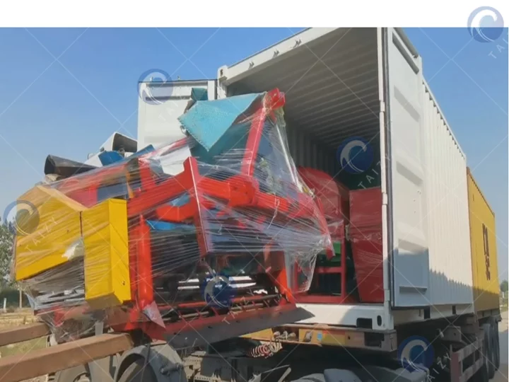 Máquina de colheita de amendoim para venda exportada para a França