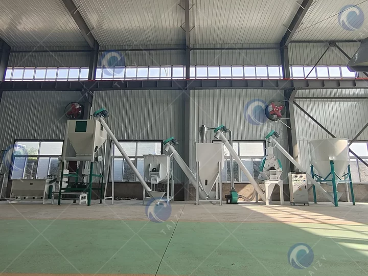 Feed pellet making machine plant in stock
