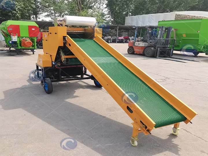 automatic grass silage baler wrapper machine
