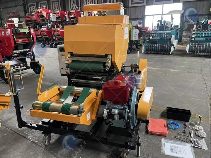 grass silage baler wrapper machine