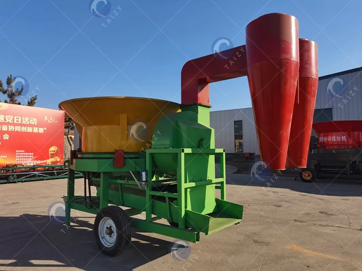 straw bale shredder machine