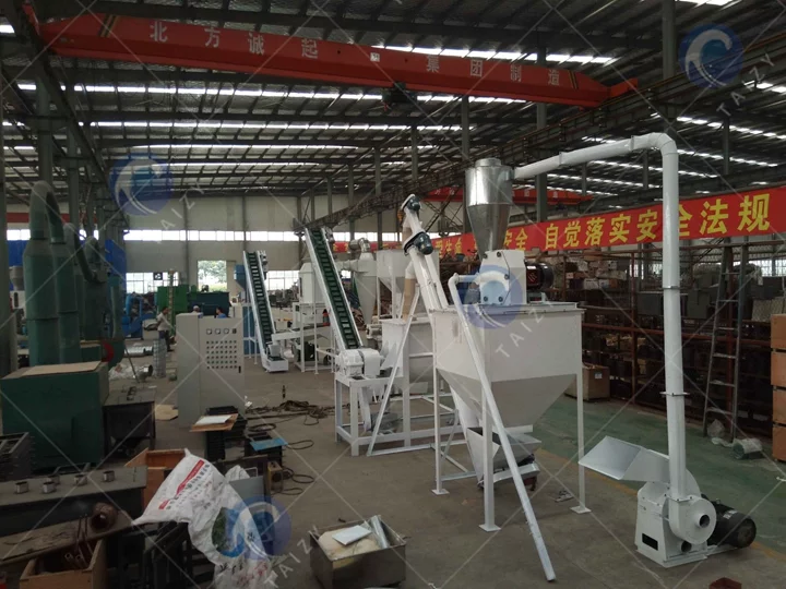 Complete Feed Pellet Production Line exported