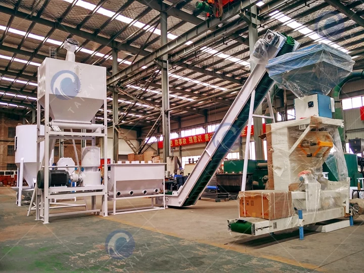 Complete Feed Pellet Production Line factory