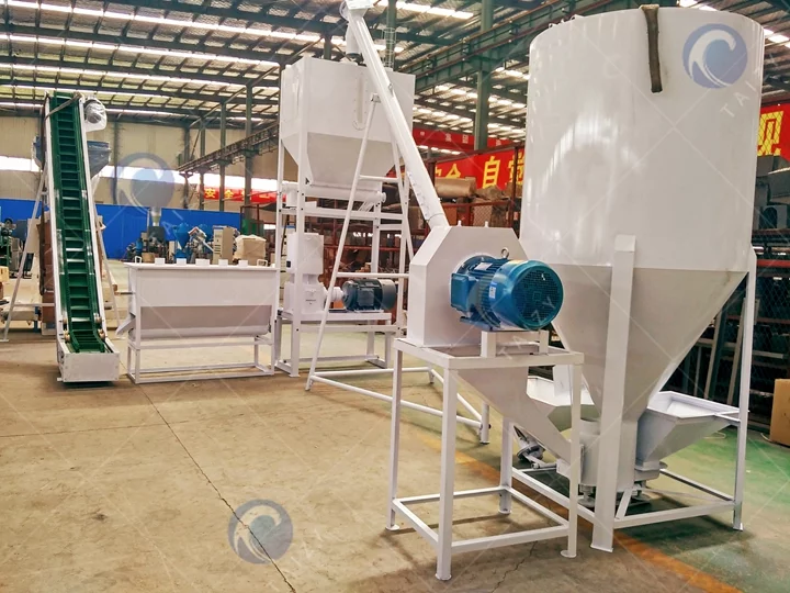 Complete Feed Pellet Production Line for sale
